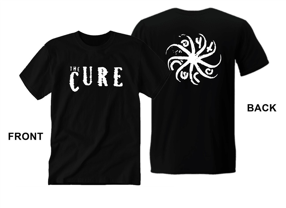 Thɘ Curɘ 80’s Classic Rock T-Shirt Unisex Double-Sided Print for Kids & Adults