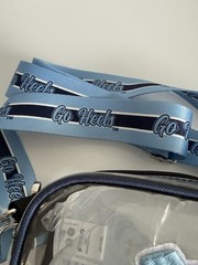 Clear NC Tarheels Bag / Purse