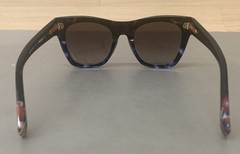 Missoni Women’s Square Full Rim Sunglasses in Havana Shaded Blue MIS 0069/S