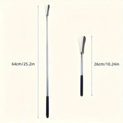 Extendable Shoe Horn Long Handle for Seniors Adjustable Stainless Steel Telescop