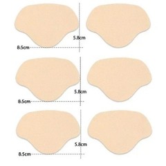 6PCS Sports Shoe Heel Protector Anti Wear Repair Patch Insoles Pad