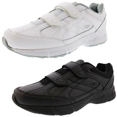 DR SCHOLL’S MENS BRISK DUAL STRAP CLOSURE WIDE WIDTH WALKING SHOES