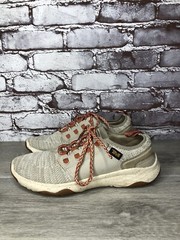 Teva Arrowood 2 Plaza Beige Taupe Knit Athletic Low Sneakers Women Sz 7M US/38EU