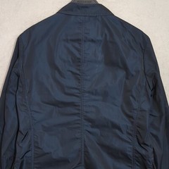 Karl LAGERFELD Elegant Jacket Men’s Navy Blue Sz.S/M US38 EU48 Shiny Nylon Rain