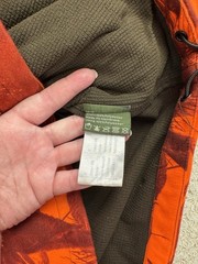 Men’s Hart Sobsun-o Orange Softshell Fleece Full Zip Jacket Print Tactical