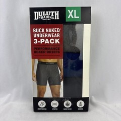 Duluth Trading Men’s Buck Naked Underwear Boxer Brief 3-pack XL