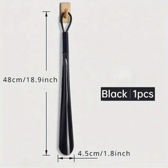 1PC Long Handle Shoe Horn Durable Plastic Shoe Spoon No Bend Helper