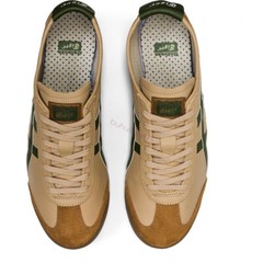 Unisex Beige Grass Gree Onitsuka Tiger MEXICO 66 Classic Athletic Shoes Sneakers