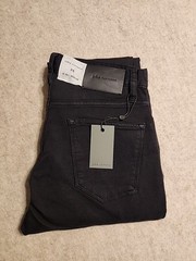 NWT $248 John Varvatos Black Weft Jeans Sz 29×33 J701 regular J701 RX88AYTRR