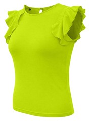 Women Thumb Hole Long Sleeve Shirt Neon Athletic Workout Activewear Top