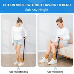 Long Adjustable Shoe Horn Dressing Aid For Seniors Disabled Hip Back