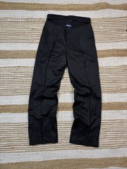 Mugler X H&M Black Cut Out Tailored Wool Trouser UK-US 38 EU 54 RARE Avantgarde