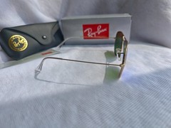 Ray Ban Aviator RB3026 Sunglasses 62mm Blue Lens/Gold Frame