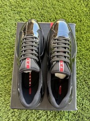 Prada America’s Cup Black Sneakers Men’s sports shoes Free Shipping