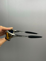 Vintage Y2K Oakley Splice Polarized Sunglasses Red Lenses Mixed Material Frame