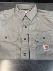 Carhartt Men’s Short Sleeve Shirt, Grey
