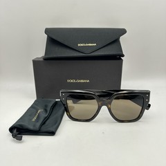 Dolce & Gabbana Womens Large Square Full Rim Sunglasses DG4471 Tortoise