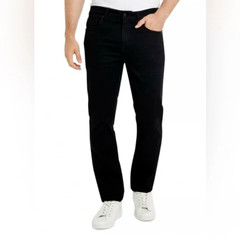 Kenneth Cole Men’s Straight Fit 2 Way Stretch Denim Jeans