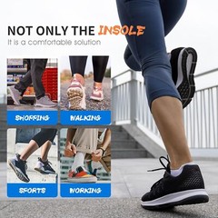 Gel Shoe Insole Invisible Height Increase Heel Lift Taller Insert Pad Silicone