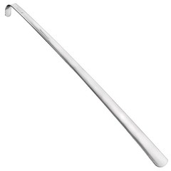 Extra Long Metal Shoe Horn 31″ Curved Handle Stainless Steel Mobility Aid for Se