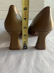 M.Gemi Italy Olive Taupe Women’s D’Orsay Pumps Heels Sandals Size 8 US 38 EU