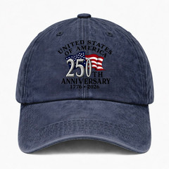 United States 250th Anniversary Hat Patriotic USA Flag Cap 1776 2026 Dad Hat