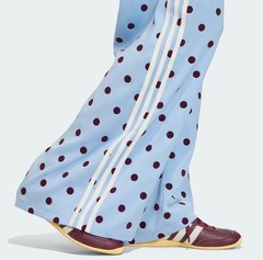 NWT adidas Originals Satin Polka Dot Wide Leg Pants Women AsiaFit 3Colors