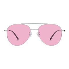 Women’s β‑Titanium Full‑Rim Reading Glasses Solid Pink Tinted Outdoor Sunglasses