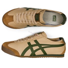 Unisex Beige Grass Gree Onitsuka Tiger MEXICO 66 Classic Athletic Shoes Sneakers