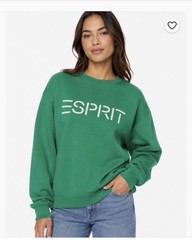 Esprit Women’s Bright Green Sweatshirt Extra Small XS