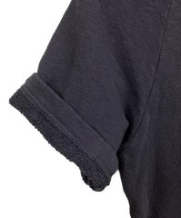 45R Women’s Navy Gauze Fleece Flaming Flocky Raglan Sweatshirt, M