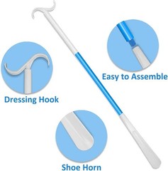 35.5 Inch Long Handled Shoe Horn Dressing Stick Sock Remover Aid Helper