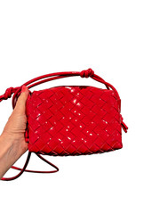 BOTTEGA VENETA Shoulder Bag Candy Loop Camera Leather Pink Used
