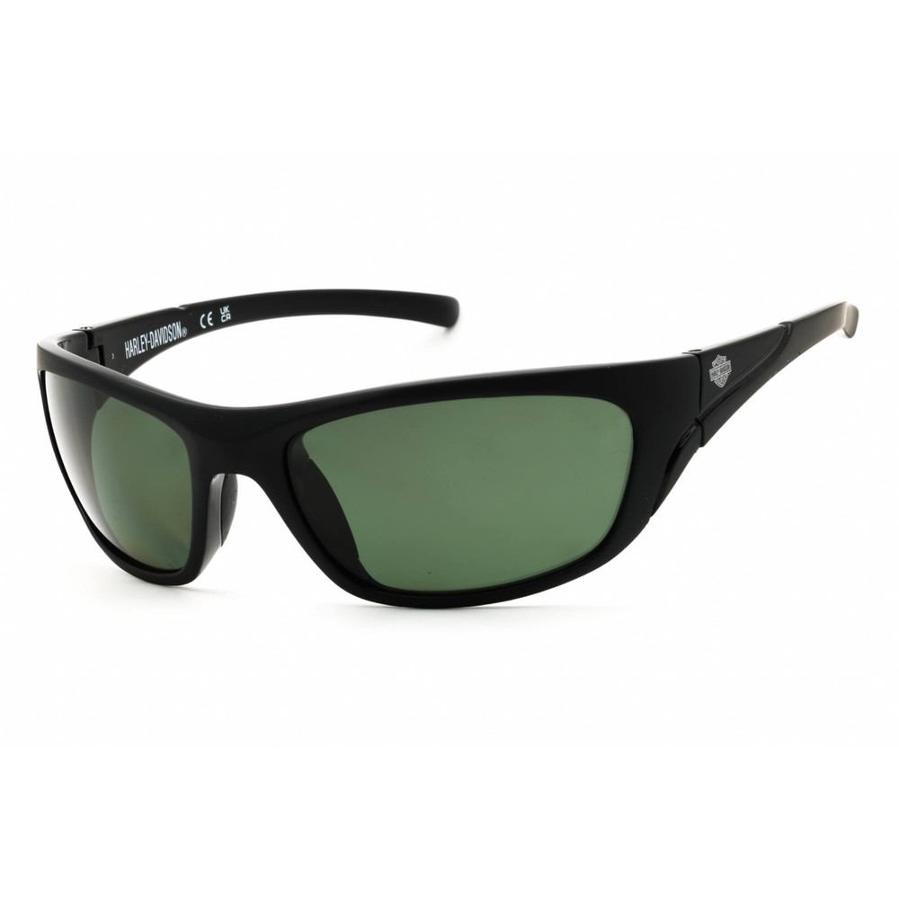 Harley Davidson Men’s Sunglasses Black Full Rim Wraparound Frame HD0903X 02R