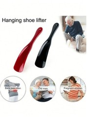 2PCS Portable Shoe Horn Hands Free Shoe Lifter Slip On Dressing Aid Tool