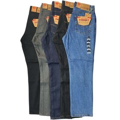 Kno Betta Men’s Regular Fit Straight Leg Denim Jeans Size 30-50 waist