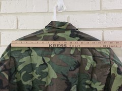 Vtg Vietnam Era ERDL Jungle Jacket Fatigue Poplin Med-Reg/ Mint-New Old Stock
