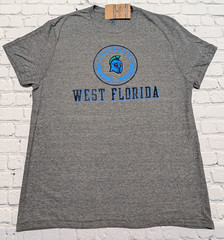 NEW Men’s NCAA West Florida Argonauts Tee Athletic Tri-Blend T-Shirt M L XL 2XL