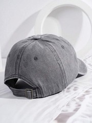 Unisex Embroidered Baseball Cap Funny Letter Dad Hat Washed Adjustable Cap