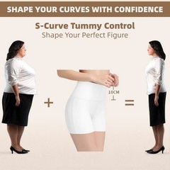 Women Butt Lift Safety Shorts High Waist Tummy Control Anti Chafing Panties US