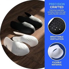 4 Pairs Shoe Creases Protector, Prevent Sneaker Shoes Crease Protector for Men’S