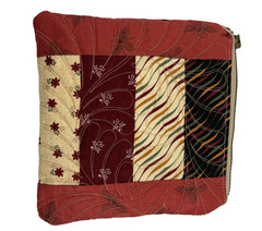 Handmade Quilted Clutch Bag 7 in. by 7 in. with 7 in. Loop Handle