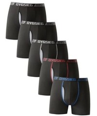 Men’s Boxer Briefs,Fly with X-Large Regular-6‘’ Inseam Regular Leg – Black*5
