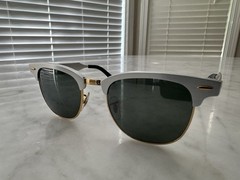 Ray-Ban Clubmaster Aluminum RB3507 137/40 Silver Mirror Sunglasses 51-21