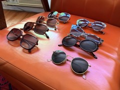 Lot of 8 Sunglasses Mixed Styles Ray-Ban/Madewell/vintage – Metal/Plastic