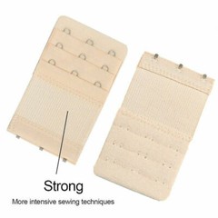 4Pcs Adjustable Bra Extender 2/3/4 Hooks with Elastic Underwear Strap Extension