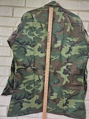 Vtg Vietnam Era ERDL Jungle Jacket Fatigue Poplin Med-Reg/ Mint-New Old Stock