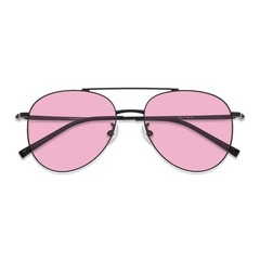 Women’s β‑Titanium Full‑Rim Reading Glasses Solid Pink Tinted Outdoor Sunglasses
