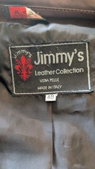 Men’s Safari-Style Brown Leather Jacket, Size ITA 48/US 38/M, Made in Italy