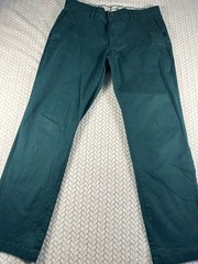 Good threads Men’s Green Chinos Slim Fit Pants Size 32×28